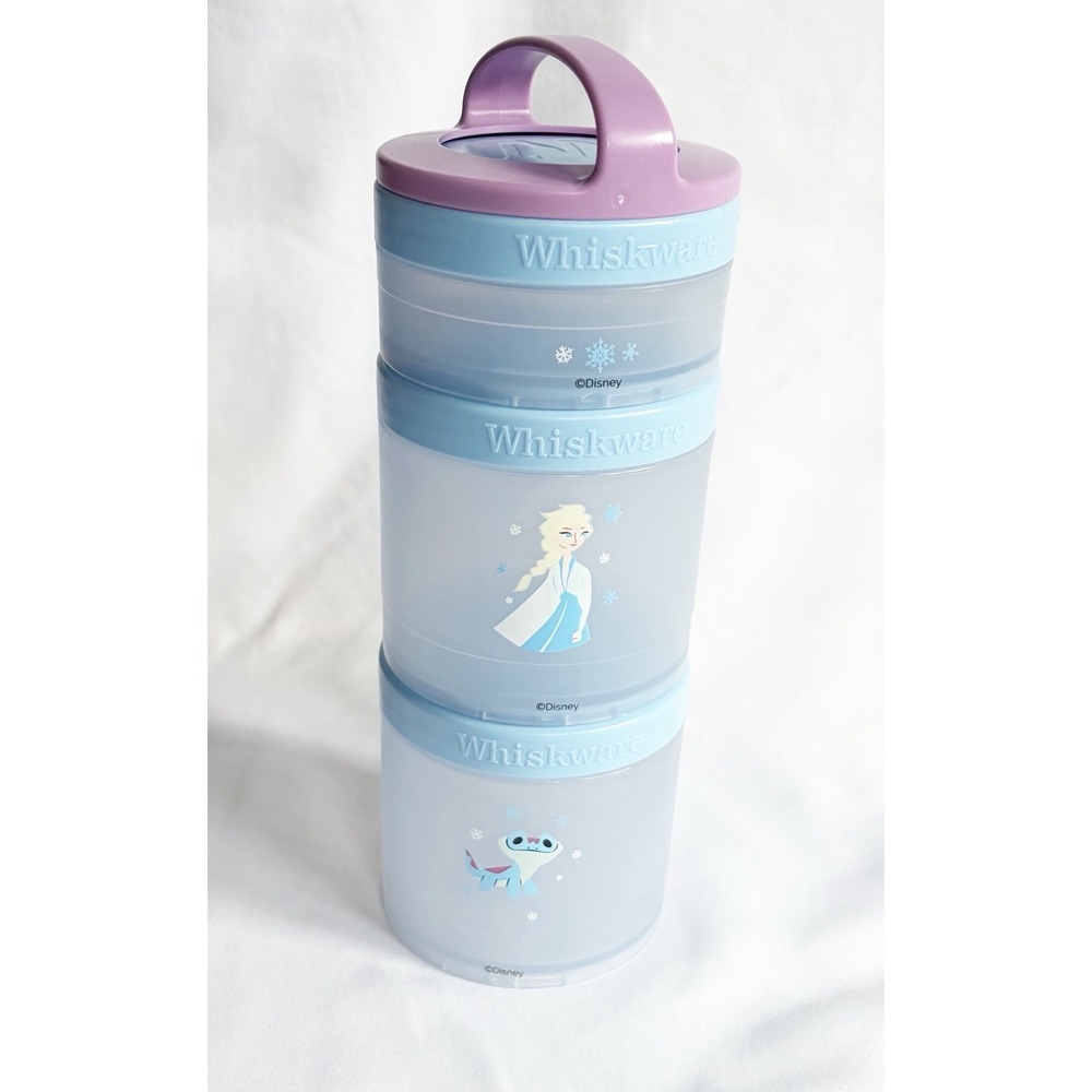 Whiskware Disney Frozen Stackable Elsa Portable Snack Pack Containers